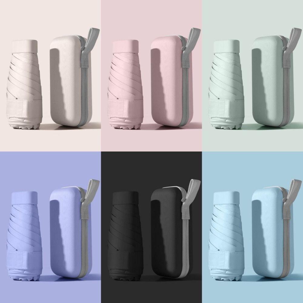 UV Protection Pocket Umbrella Compact Portable Travel Umbrella Mini Folding Umbrella  Sun/Rain