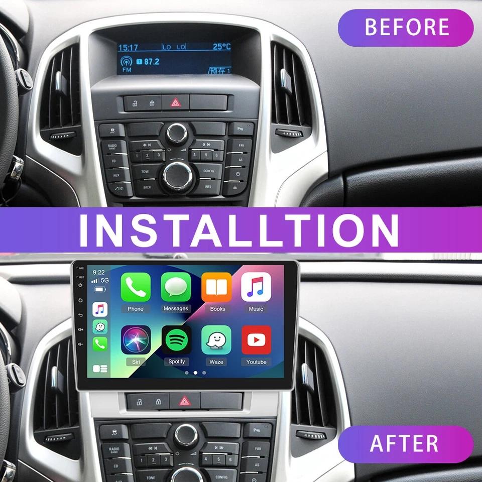 9in Car Stereo GPS Navigation for Opel Astra J/ Excelle 2010-2014 With Android15 CarPlay Android Auto 4+64G Car Player Wifi