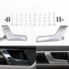Car Styling For Mercedes Benz C-Class C200 W204 GLK X204 With Chrome Interior Inner Door Handle Panel Pull Trim Cover 2047201171