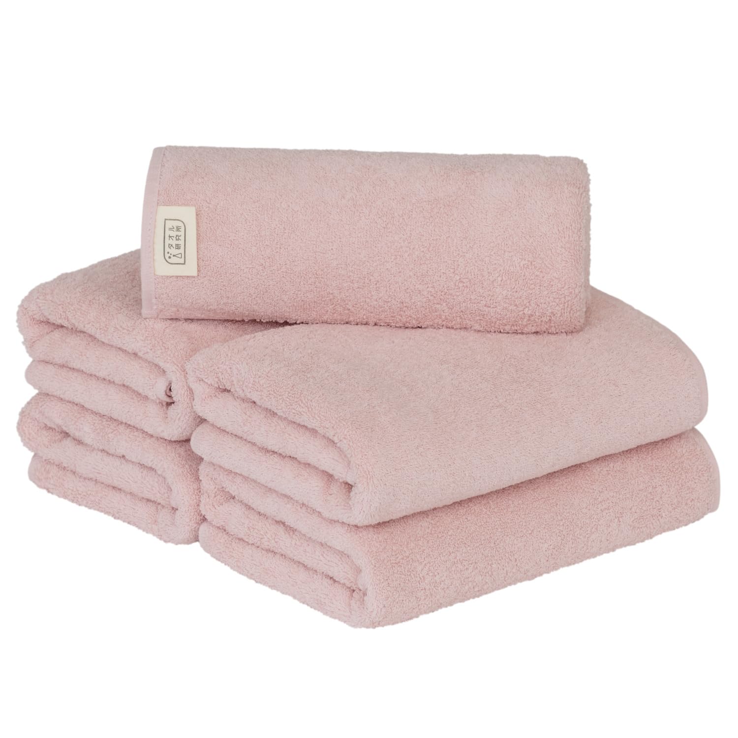 

Towel Laboratory Mini Bath Rose Set of Standard Medium Low Fast JapanTechnology [Everyday Simple] #001 Towels, Pink, 5, Type, Weight, Lint,