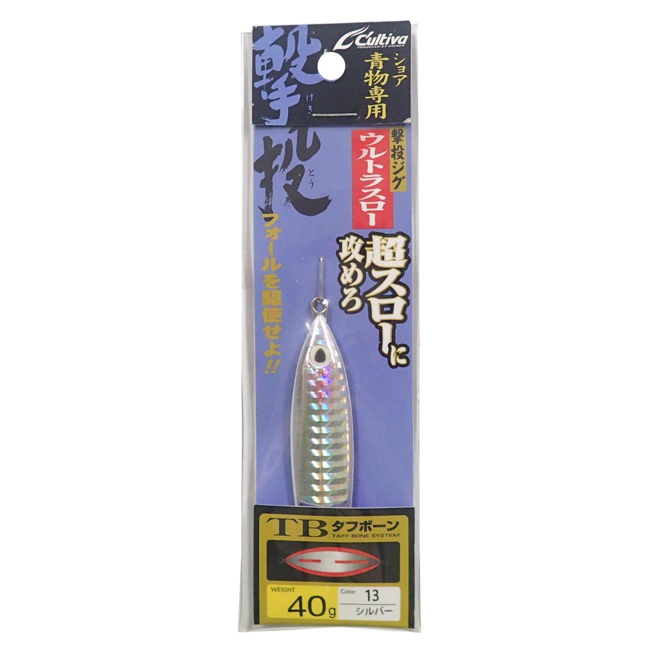 

OWNER Metal Jig Lure GJUS40 Shooting Jig Ultra Slow 40g Silver #13