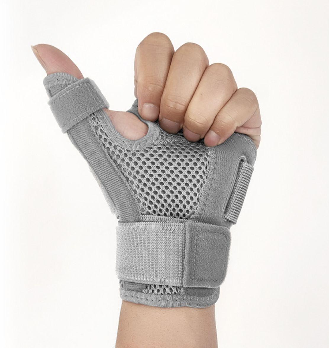 

Гнучкий фіксатор зап ястя для тендиніту та артриту, дихаючий захисник великого пальця, підходить для правої та лівої руки One Size