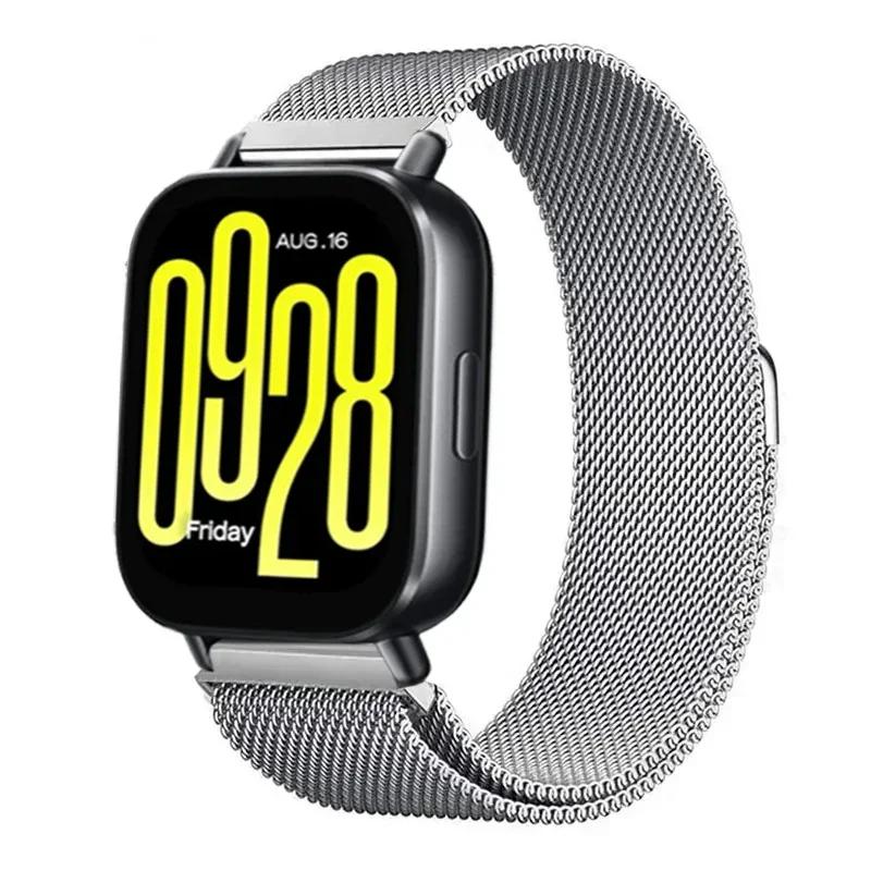 Cinturino a Maglia Milanese da 22 mm per Redmi Watch 5 Active/Redmi Watch 5 Lite Braccialetto in Metallo per Huawei Watch GT5 4/Pro 46mm Cinturino Correa