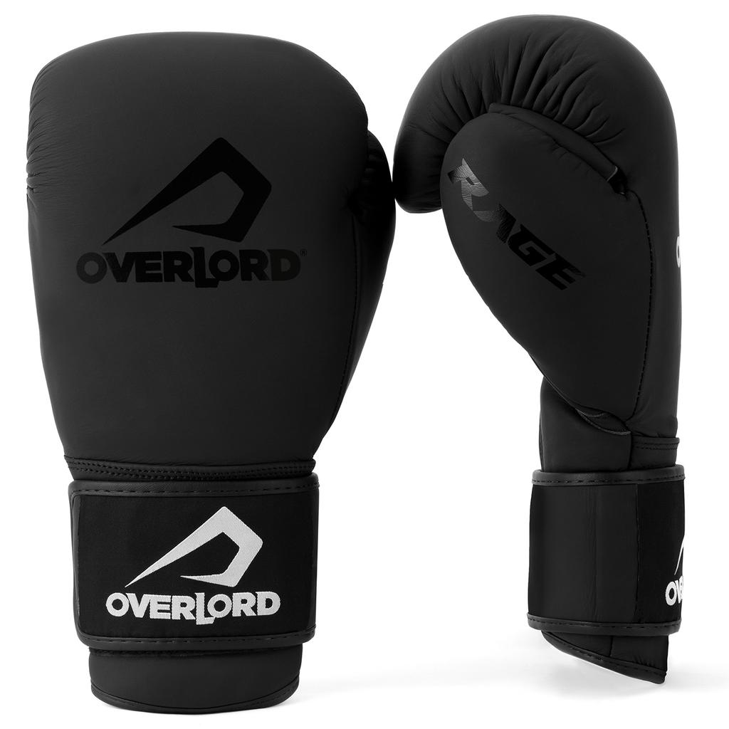 Overlord rękawice bokserskie rage czarne 16 oz.
