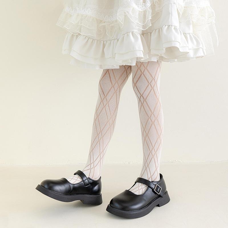 Thin Breathable Baby Girls Tights Kids Dance Stocking Sock Children School Uniform Tights Princess Lolita Lace Pants Pantyhose
