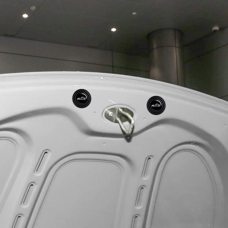 Car Door Noise Reduction Anti-Vibration Rubber Pad - Shock Absorbing & Sound Insulation Sticker