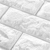 70*77cm 3D Waterproof Self-Adhesive Wall Panels Extra Thick XPE Foam Soundproof & Anti-Collision Wallpaper Living Room Bedroom Kids Room Decor