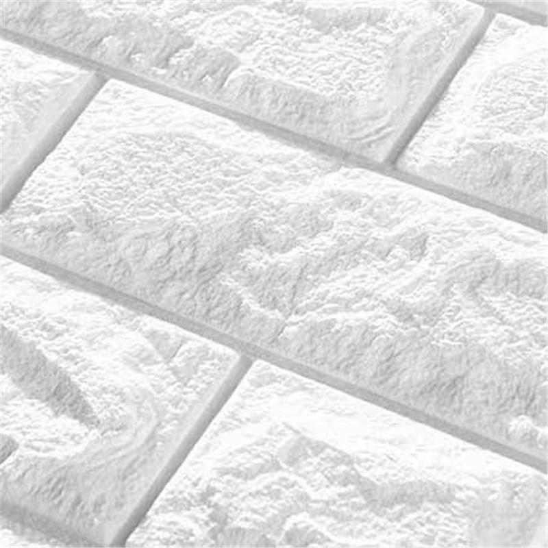 70*77cm 3D Waterproof Self-Adhesive Wall Panels Extra Thick XPE Foam Soundproof & Anti-Collision Wallpaper Living Room Bedroom Kids Room Decor