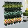 36-Hole Vertical Wall Mounted Planter Set, Large Capacity Self-Watering Garden Growing System, Wall Hanging Planting Baskets