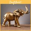 Home 2030cm Sculpture Decor Elephant Golden Craft Figurine Living Room Tv Wine Cabinet Desktop Decoration Big Elephant Statues