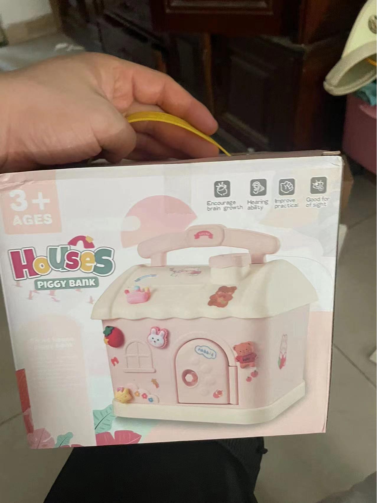 

2023 Безопасная детская копилка с замком - Коробка для сбережений с односторонним доступом, Идеальный подарок для студента