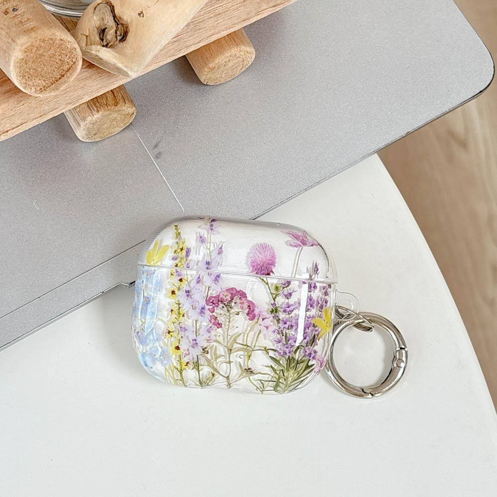 Retro Oil Painting Flower With Fall Protection Gloss Soft Earphone Cover Case For Airpods Pro 3 Airpods 1 2 3 4 Pro 2