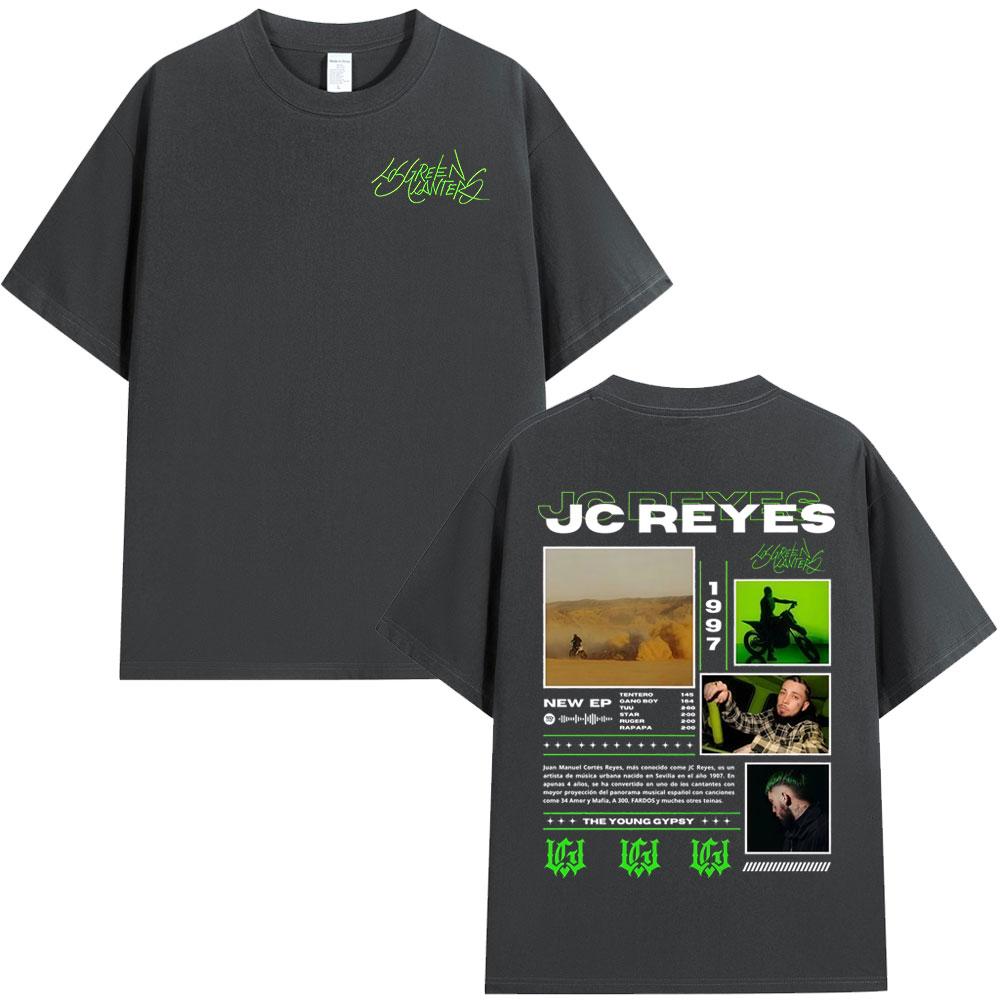 Rapper Jc Reyes 2025 Album Merch Tshirt Unisex Women Fashion Hip Hop Tshirts High Quality Cotton Short Sleeve T Shirts Streetwear