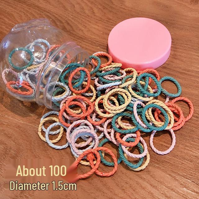Colorful Baby Hair Tie: Gentle Elastic Hair Rope for Children, Small Size, New Style Accessories