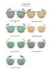 New Stylish European & American AO Men's Metal Square Frame Sunglasses