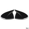 2X Carbon Fiber Car Rearview Mirror Cover Side Door Mirror Shell Decoration Trim for Hyundai Elantra AD 2016 2017 2018