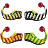 Costum Halloween Costum Cosplay Cloun Amuzant Spectacol de Magie Festival Adulți Copii Cap Rotund Cloun Amuzant Pantofi de Sărbătoare