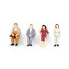 Model Figures Model People Standing And Sitting Model People Painted Figures Versatile 12-19mm 1:87 H0 Beautiful