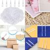 600Pcs Plastic Alligator Clips 1.50"/38mm Folding Clips Transparent Shirt Clips  Clothes