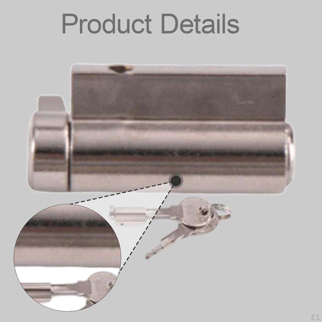 , Portable Freezer Door Cylinder with 2 Keys.