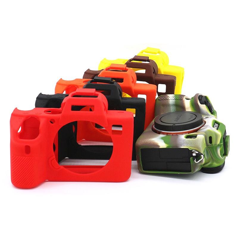Silicone Camera Case Cover Sony A7 III A7R A7RM3 Mirrorless Cameras Outdoor Protection Sleeve Soft Inner Bag