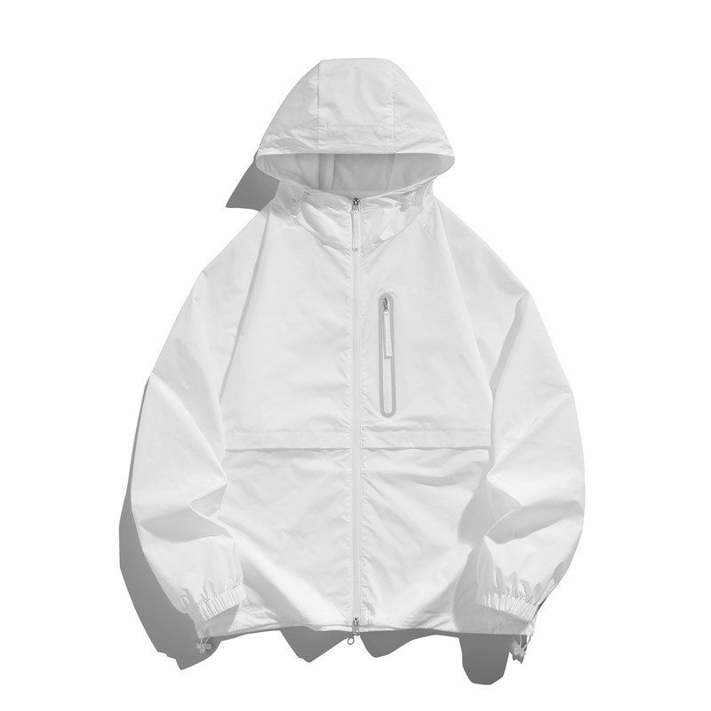 Wassup Cooling Upf50+ High Protection Sunscreen Jacket for Men, Uv Protection, Lightweight, Quick-Drying, Outdoor Simple Hooded Jacket