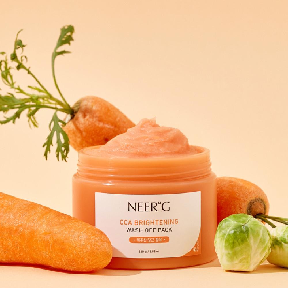 

Neerg Cca Brightening Wash Off Pack 110g + 1 Nature Cleansing Sponge NONE