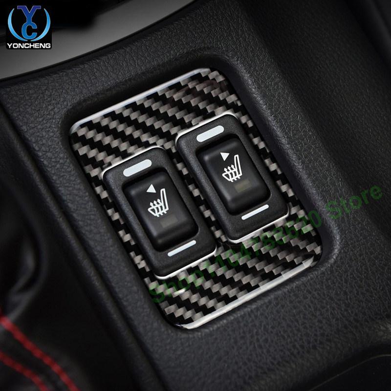 For Subaru BRZ Central Control Carbon Fiber Door Panel Steering Wheel Trim Interior Decor Accessories yu0