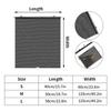 Retractable Sunshade Roller Curtain Car Sunshade Bedroom Kitchen Sun Protection Curtains Thermal Insulation Shutter Sunshade