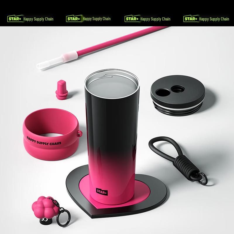 316L Stainless Steel Insulated Straw Water Bottle