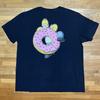 [USED] The Simpsons Donut Anime T-Shirt 00s Homer Simpson 20th Anniversary Limited Edition