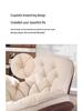 Penguin Luxury Balcony Recliner: Honeycomb Button Metal Rocking Chair