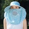 Modischer UPF 50+ Sonnenhut Für Damen Anti-UV Breiter Rand Sonnenschutzkappe Sommer Nackenschutz Fischerhut Für Outdoor-Sportarten
