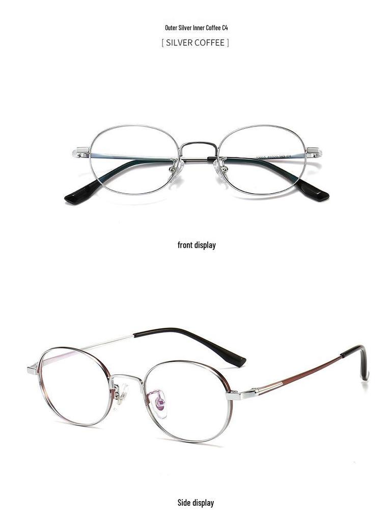 STUDIOMUKU High Power Wide Rim Round Eyeglass Frame - Thick, Stylish Accessory for Men & Women with Myopia