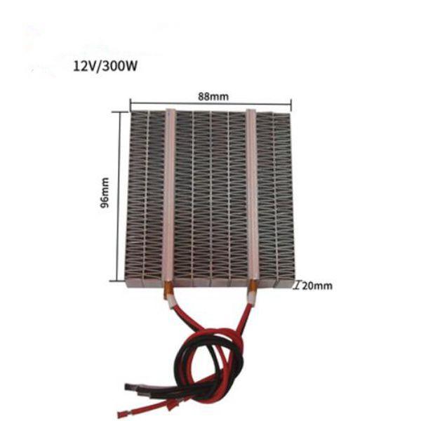 1PC 12V 150W / 12V 300W / 24V 250W / 24V 500W PTC Heating Element Heater Plate with Black Metal Hoder Heat Conduction