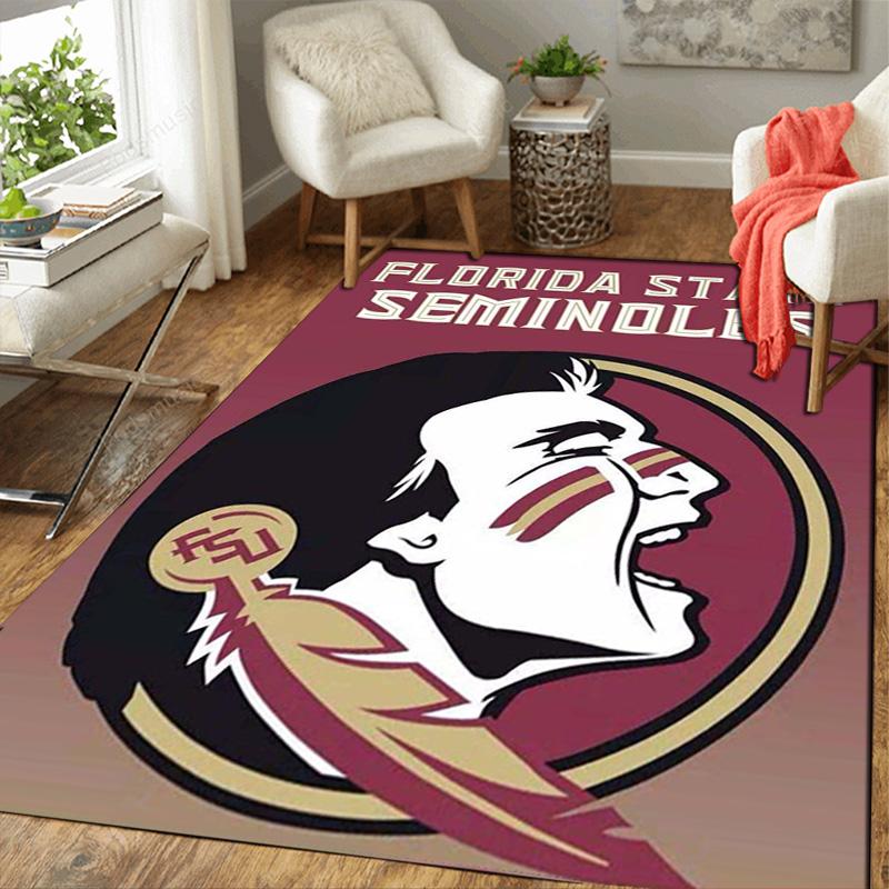 Florida Seminoles print Rug Floor Mat for Living Room or Bedroom Soft and Comfortable Carpet a Gift for Birthday and Holiday.ZFF0913182