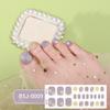 Gel Toenail Stickers Gel Manicure Stickers 3D Phototherapy Nails Semi-cured Toenail Stickers