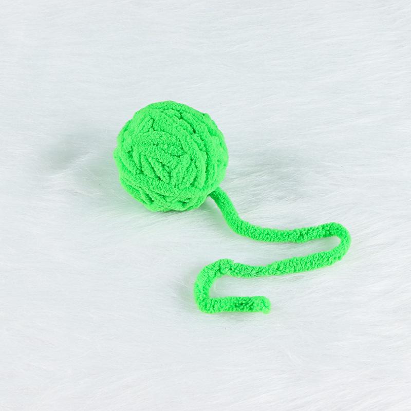 Interactive Sphynx Cat Bell Wool Ball Toy Multicolored Pet Toys for Cats Chinchilla Ragdoll Kitten Garfield mascotas Accessories