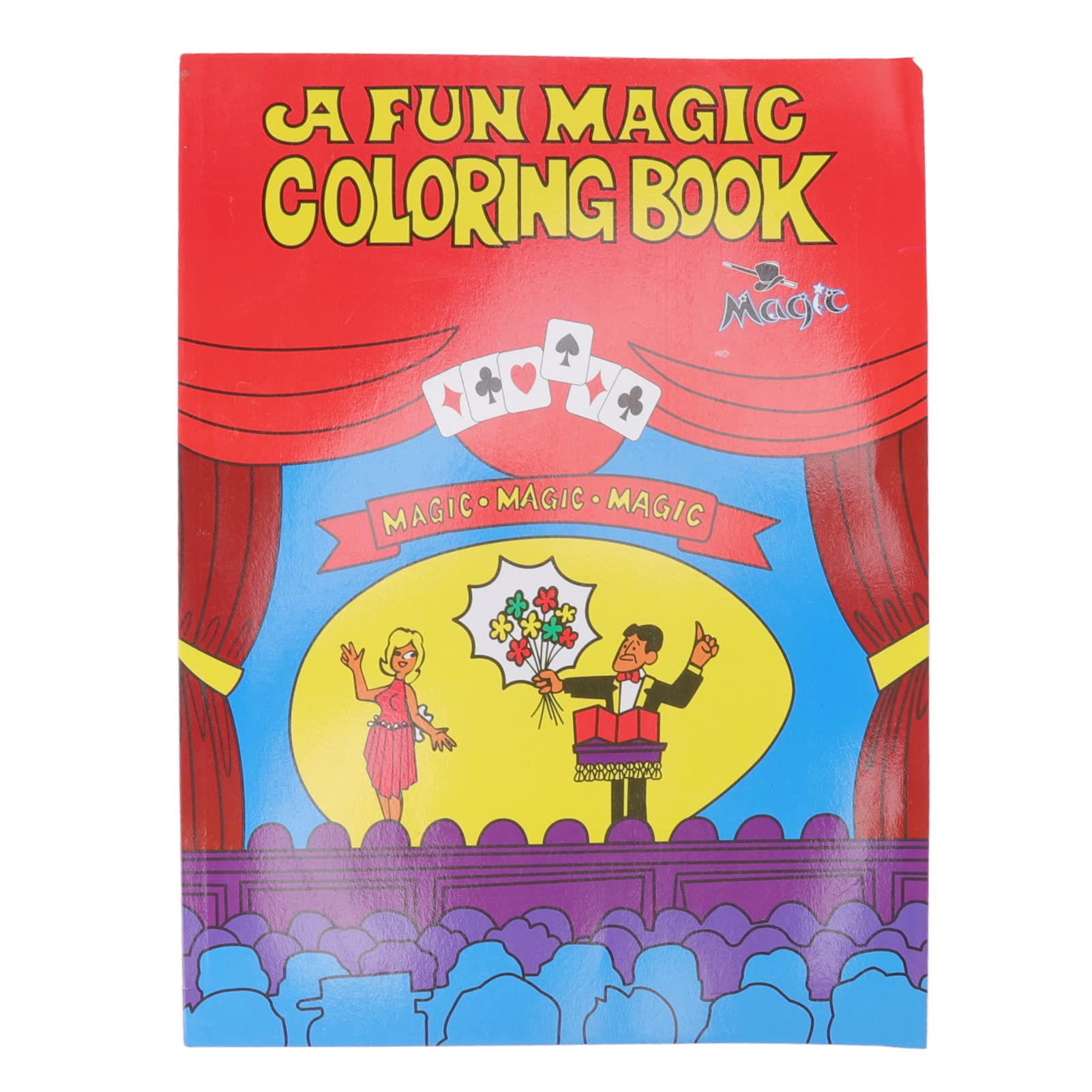

Coloring Book Magician Prop Anime Design Suitable for Kids and Perfect for Events with Family and Friends Women,