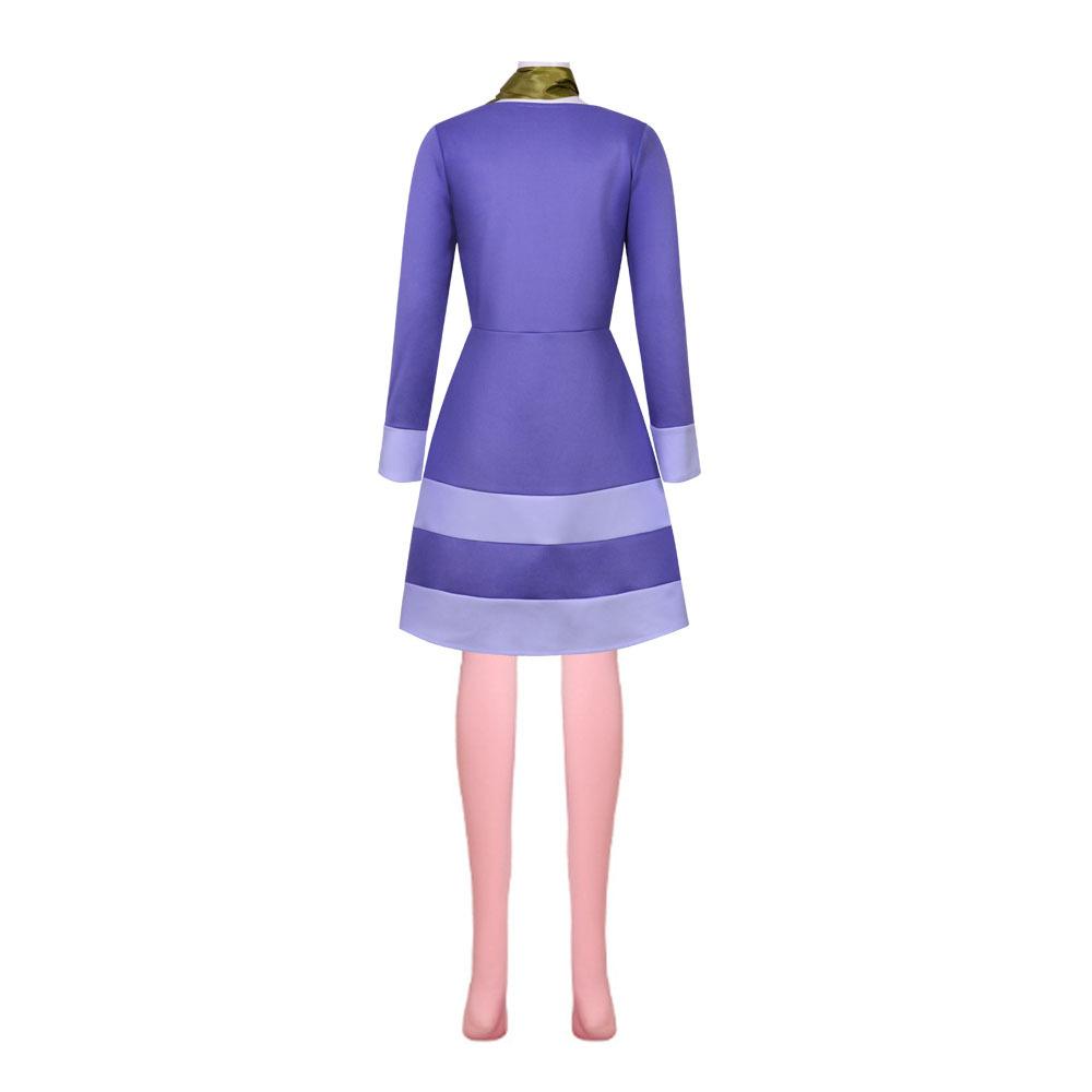 Scooby-Doo Velma Dress Daphne Halloween Costume for Women Kids Cosplay Outfits