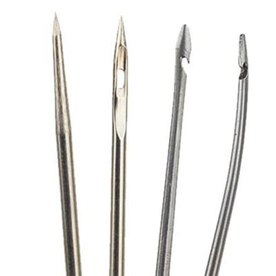 4/5 ks Profesionální kožedělný šicí nástroj Háček Jehla Kožené šicí šídlo Jehla s rukojetí Pro opravu kožené obuvi