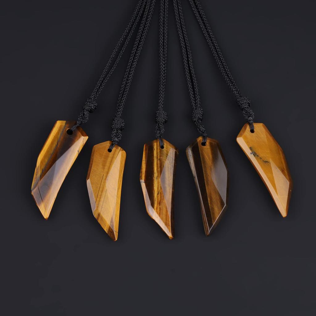 COAI Slightly Imperfect Tiger Eye Fang Lucky Charm Necklace for Men [COAI] Wolf's