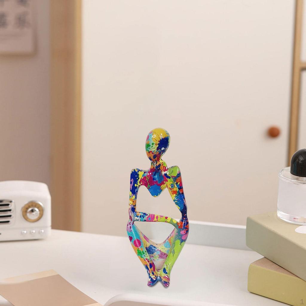 Abstract Thinker Figurine for Home Display And Decor