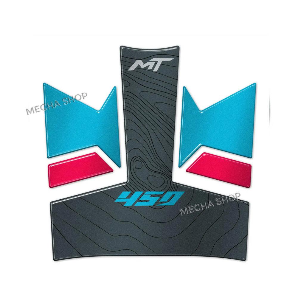 CFMOTO 450 MT 2024 450MT 2025 Motosiklet Aksesuarları 3D Reçine Depo Pad Koruma Çıkartmaları Kiti Su Geçirmez Çıkartma Çıkartmaları Kiti
