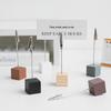 Retro Wooden Business Card and Photo Holder – Cute Memo Stand