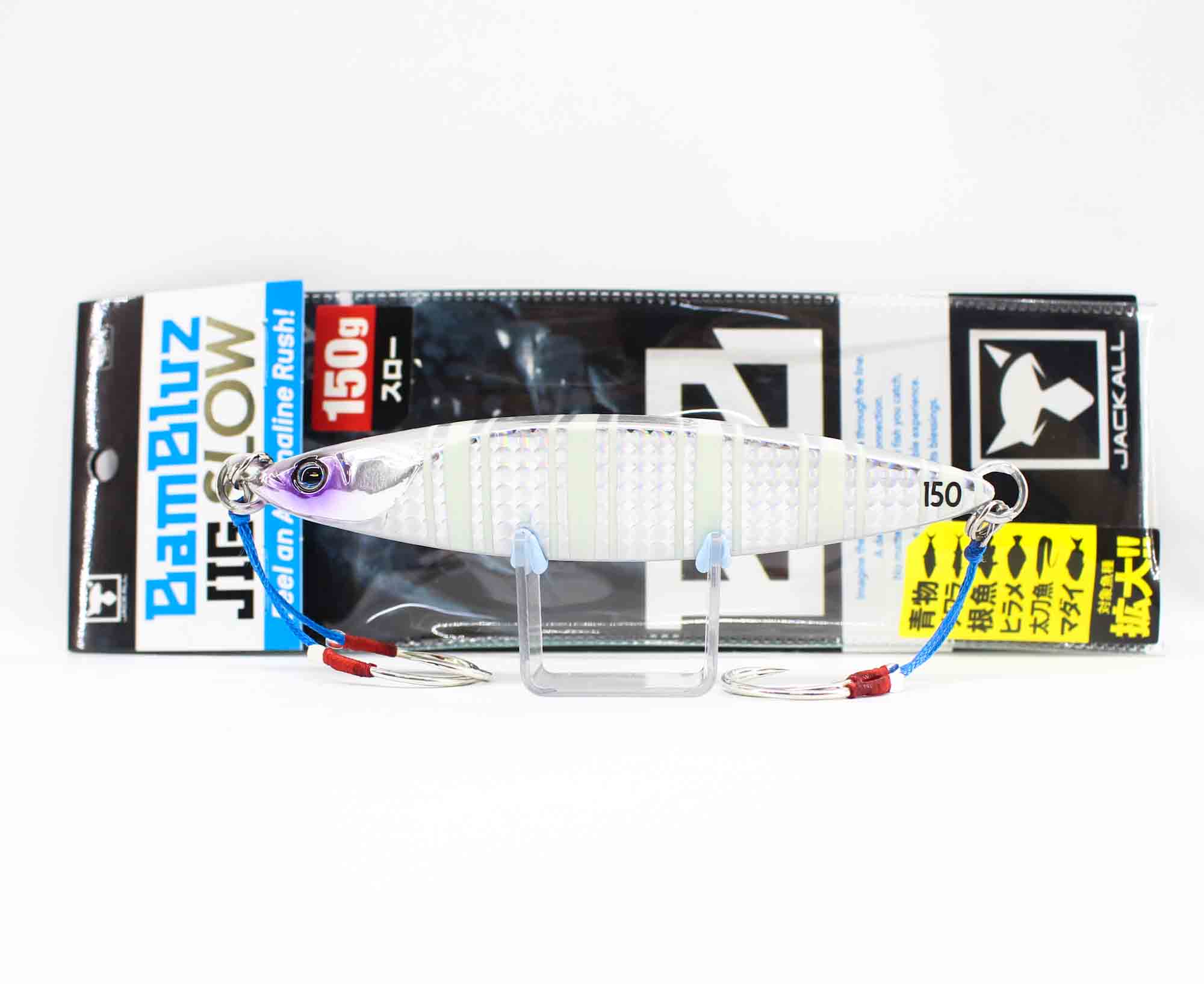 

Jackall Metal Jig Bambluz Slow 150 грамм Silver Glow Stripe (8206)