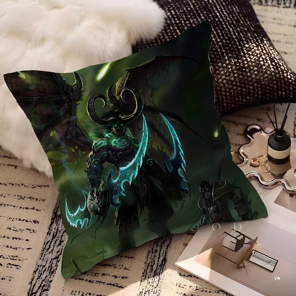 Explore the unknown W-World Of W-Warcraft Cushion Cover Pillowcase Upholstery Sofa Throw Pillow Home Decor Pillowcas