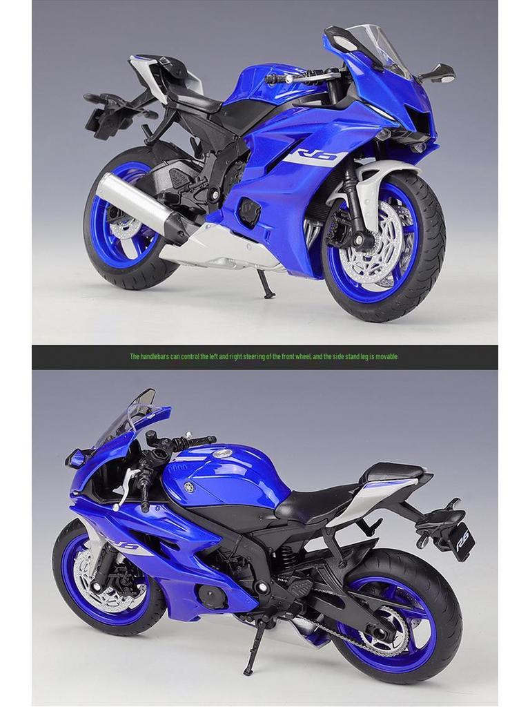 1:12 Scale 2020 Yamaha YZF-R6 Alloy Motorcycle Model
