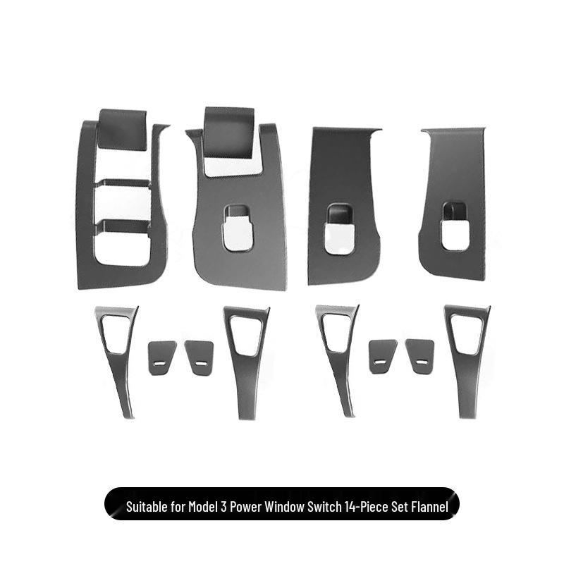 

Carbon Fiber Window Lifter Panel Sticker for Tesla Model 3/Y