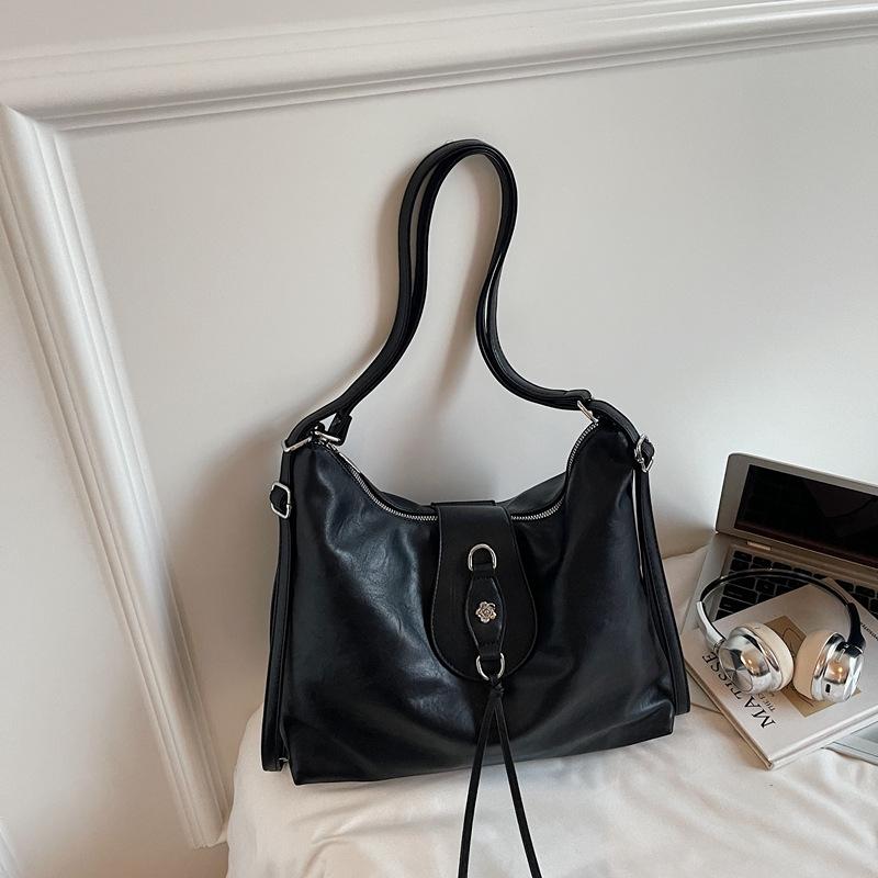 Tote bag women's large capacity 2025 new autumn and winter leisure shoulder messenger commuter bag multi-functional backpack backpack